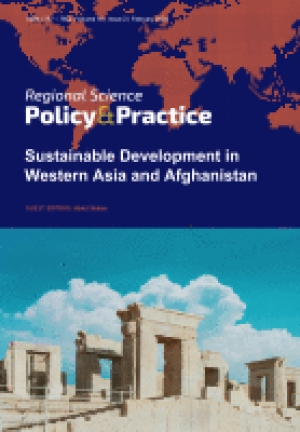 Regional Science Policy &amp; Practice, Volume 16, Issue 2, February 2024, Special Issue on Sustainable Development in Western Asia and Afghanistan