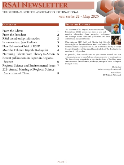 RSAI Newsletter (May 2025)