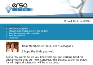 ERSA Monthly E-news - March 2024