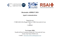 Appel à communications – Doctorales ASRDLF 2026 | Corte (Corse), 5-6 mars 2026