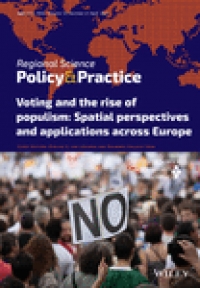 The latest issue of Regional Science Policy & Practice are available! Volume 13, Issue 2, Special Issue: Voting and the rise of populism: Spatial perspectives and applications across Europe, Pages: 207-435, April 2021