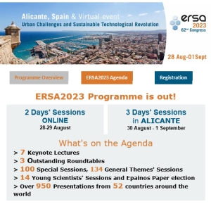 ERSA2023 Agenda is out!