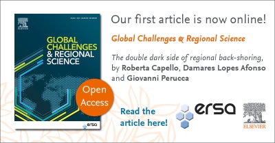 Global Challenges & Regional Science | First paper published in the journal now available online!