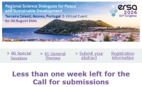 ERSA Congress 2024 | Don't delay it is time to submit your abstract (and) paper