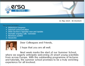 ERSA Monthly E-news - May 2024