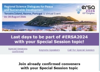 ERSA Congress 2024 | The clock is ticking. Propose a Special Session now!