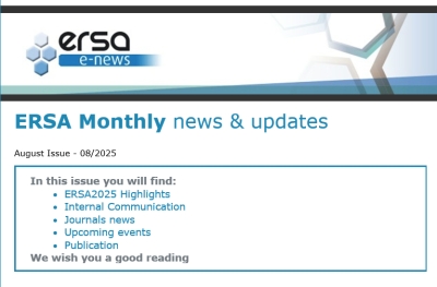 ERSA Monthly E-news - August 2025