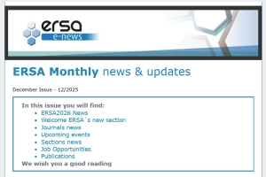 ERSA Monthly E-news - December 2025