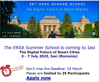 ERSA Summer School - Call for Application