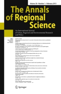 The Annals of Regional Science | Call for Papers - The unexpected effects of policies on cities and regions
