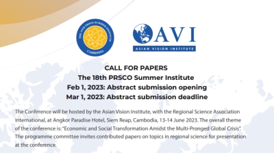 Call for Papers: PRSCO 2023, Siem Reap, Cambodia, 13-14 June 2023.
