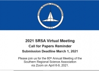 Final Call for Papers: 60th Annual Meeting of the SRSA