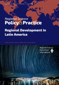 The latest issue of Regional Science Policy & Practice are available! Volume 13, Issue 4, August 2021