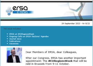 ERSA Monthly E-news - September 2023