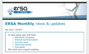 ERSA Monthly E-news - May 2025