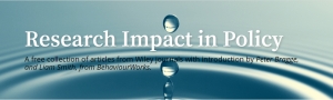 &quot;Research Impact in Policy&quot; virtual issue