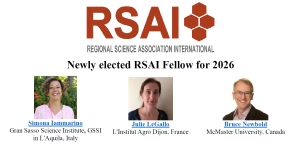 New elected RSAI Fellow for 2026
