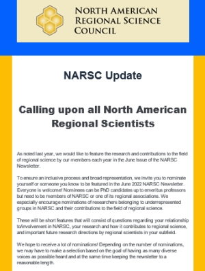 Member features for June Issue of NARSC Newsletter