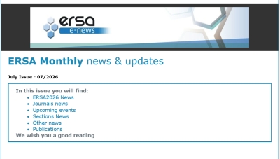 ERSA Monthly E-news - July 2026