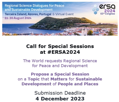 ERSA Congress 2024 | There is still time to propose a Special Session