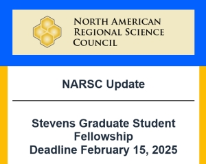 NARSC Update | Steven&#039;s Fellowship Deadline Approaching and Call for Papers