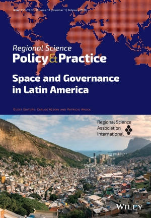 The latest issue of Regional Science Policy &amp; Practice are available! Volume 12, Issue 1, Special Issue: Space and Governance in Latin America, Pages 1-225, February 2020