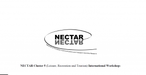 REMINDER: workshop organised by NECTAR cluster 5